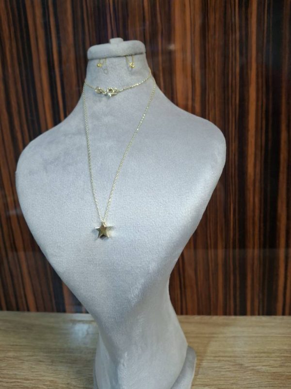 آویز گردنبند مدل ستاره